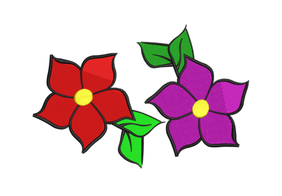 Colorful Florals and Leaves Embroidery Review