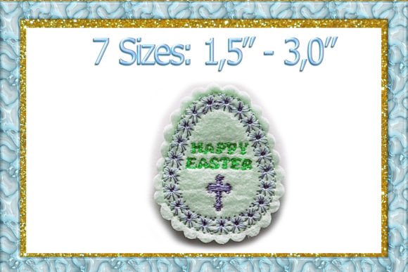 Easter Egg Feltie Embroidery Design Review