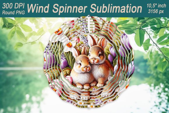 Easter Embroidery Bunny Wind Spinner Review