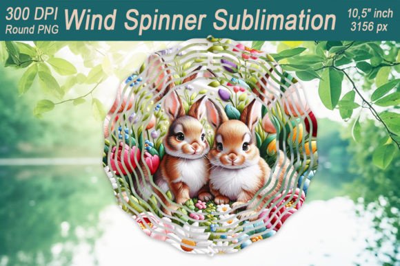 Easter Embroidery Wind Spinner Design Review