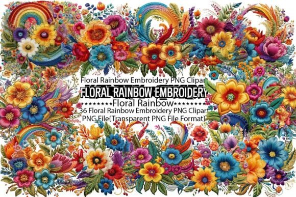 Floral Rainbow Embroidery Sublimation Review