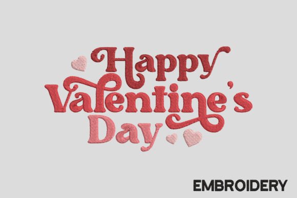 Happy Valentine s Day Embroidery Design Review