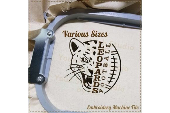 Leopard Football Embroidery Design Review