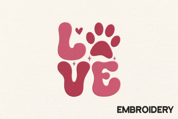 Love Dog Valentine Embroidery Design Review