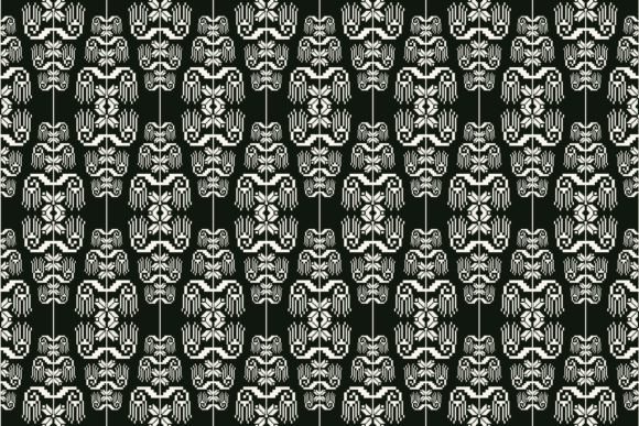 Reviewing Aztec Tribal Embroidery Abstract Pattern