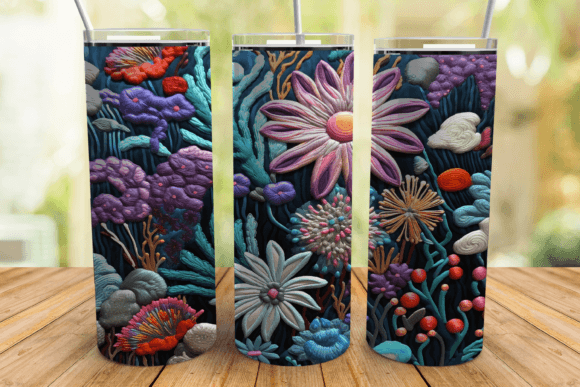 Reviewing Embroidery Floral 20oz Skinny TumblerPng