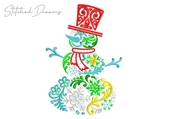 Snowman Embroidery Design Digital Embroidery Review